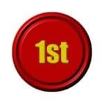 Image of a button with the text "1st" on it to emphasize the text about mandatory goals for graduate students.