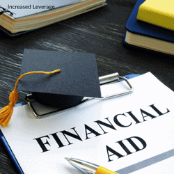 Image shows a financial aid application, because applying to multiple graduate programs increases leverage for obtaining financial aid.